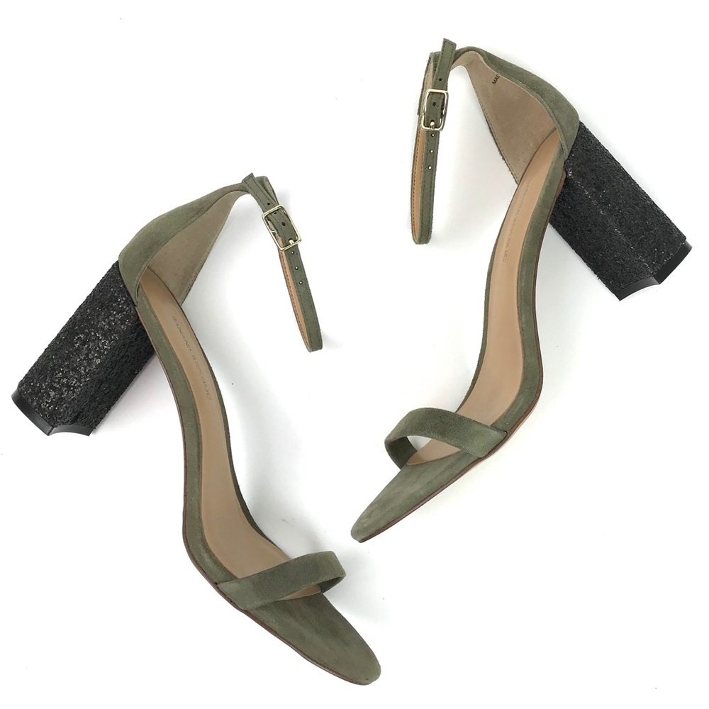 Banana Republic High Heel Sandal Block Heel NEW
